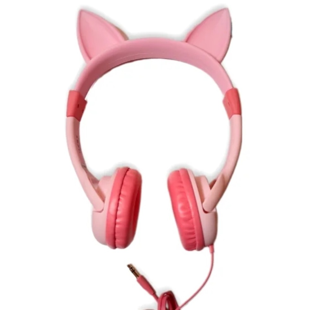 IClever Pink Cat Ear Headphones for kids